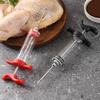 Flavor Needle BBQ Meat Injector Spice Syringe Marinade Injectors Stainless Steel Pork Steak Meat Sauces Syringes Kitchen Tools