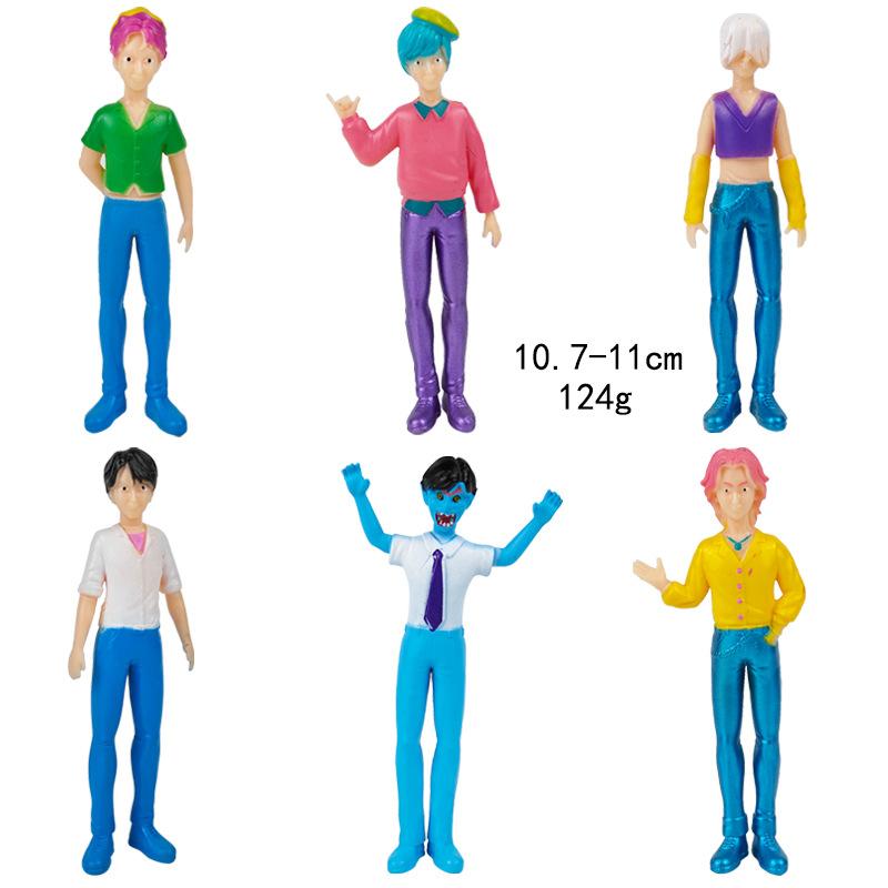 

Кукла-фигурка женской группы Тигрица Звезда Кукла-периферия женской группы Мультяшная модель Игрушка Украшение picture set