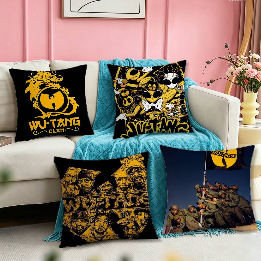 Wu TTang Clan Pillow Case Square DoubleSided Sofa Cushion Cover Bedroom Bedside Pillow