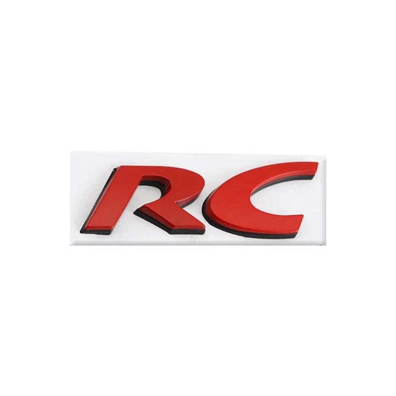 Auto Abzeichen Aufkleber Styling RC Emblem Heckklappenaufkleber Hinten für RC SPORT GT 106 205 206 207 208 301 306 307 308S 406 407 408 508 806