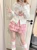 Ruffles Mini Skirt for Women Kawaii Lolita A Line Skirts Shorts Y2K Sweet Style Clothing Harajuku