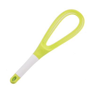 Kitchen Gadget 1pcs Multifunction Rotatable Balloon And Flat Whisk Egg Beater Plastic Hand Knead Dough Blender Egg Mixer Tools