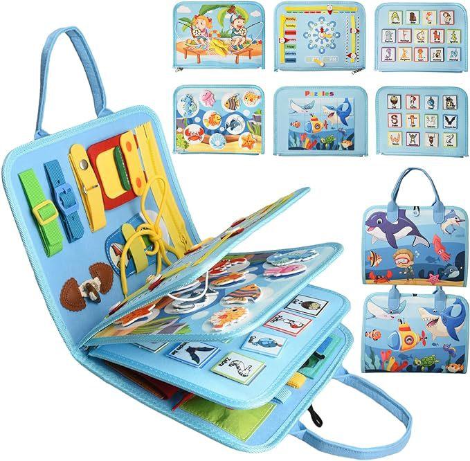 Baby Life Skills Practice Board Children'S Felt Early Education Board Children'S Felt Busy Edition Felt Learning Board