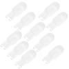10Pcs G9 Bulbs 3W 5LED Bi Pin Light Source for Chandelier Ceiling Light Warm White 110V