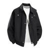 Casual Jacket Men's Casual Solid Color Stand Up Collar Jacket Men's Jacket