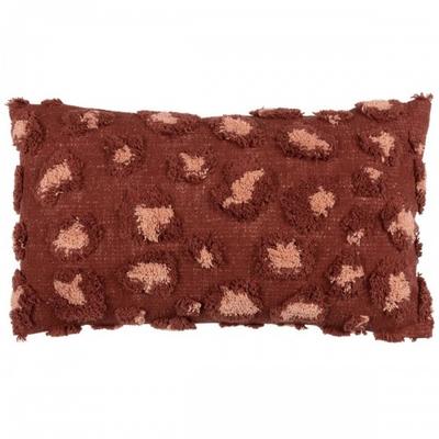 Maeve Tufted Leopard Print Cushion Cover