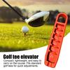 Golf Tee Height Setter Tool with 6 Adjustable Settings Consistent Swings Accuracy Golf Swing Aid Fits Most Standard Tees Golf