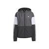 Giacca antivento Adidas Jersey Top Team Loose Fit IEH73 da donna nera/grigio cinque/bianco (IK9870) G/L