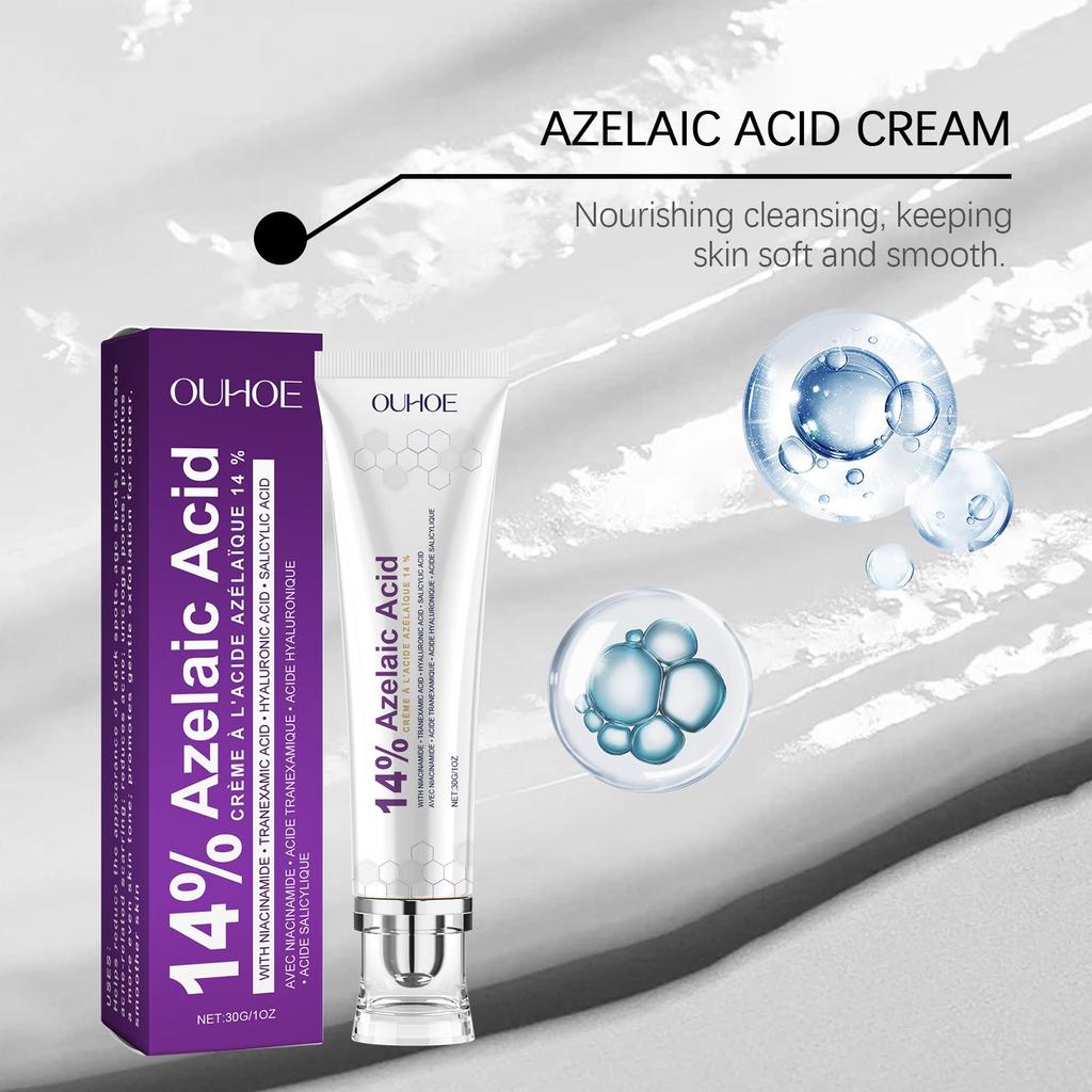 OUHOE Soothing Moisturizing Cream, Gentle and Hydrating, Evens Skin Tone, Reduces Dark Spots and Acne, Suitable for the Face, 30g