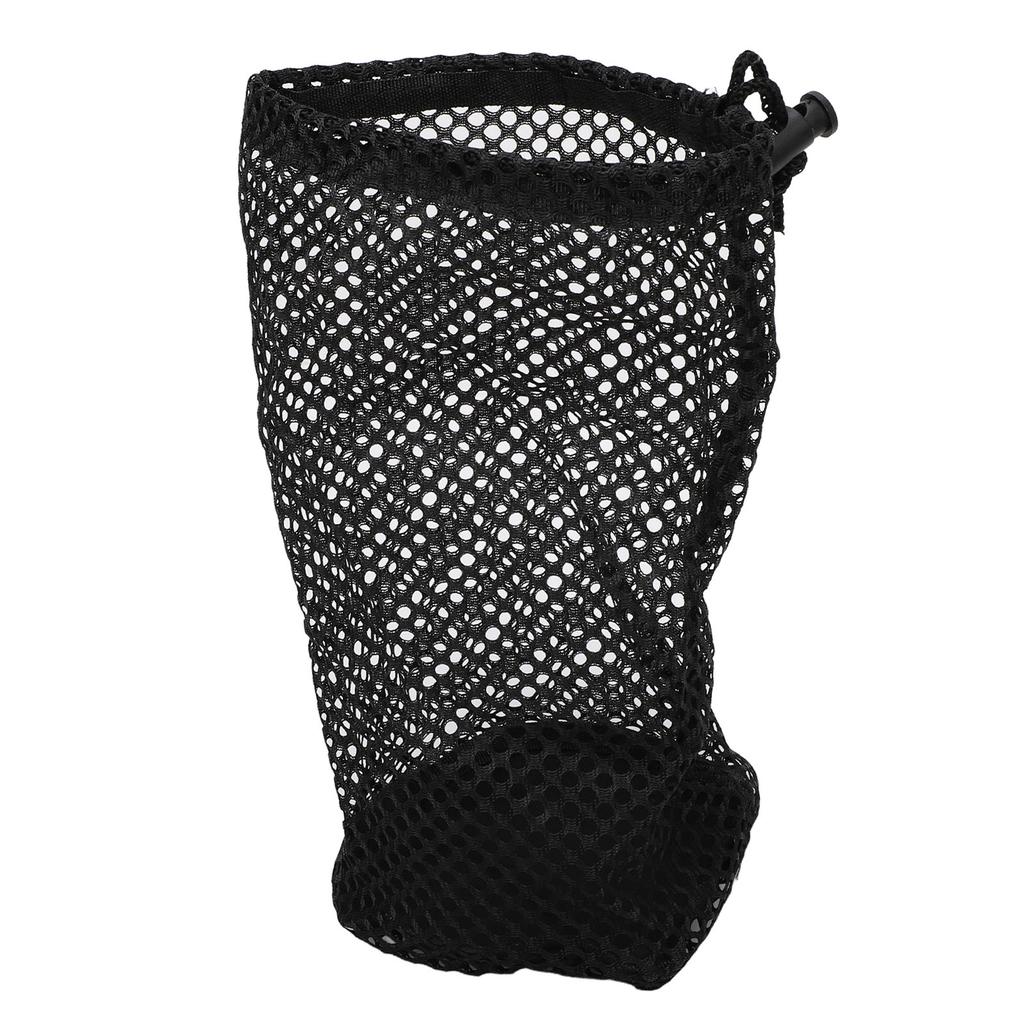 Nylon Mesh Carry Bag with Sliding Drawstring Lock Closure See Through Mesh Sports Equipment Bag for Gym Shower