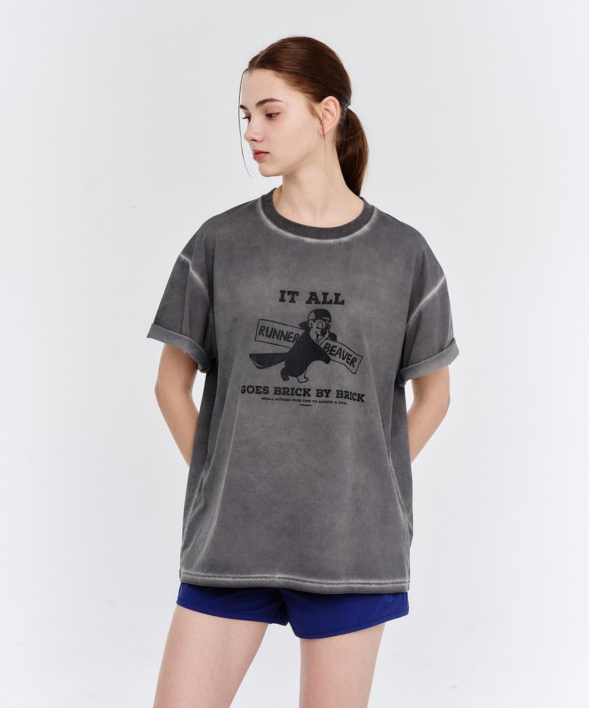 Peullaeniteu Quick Dry B.B.B T-Shirt Charcoal