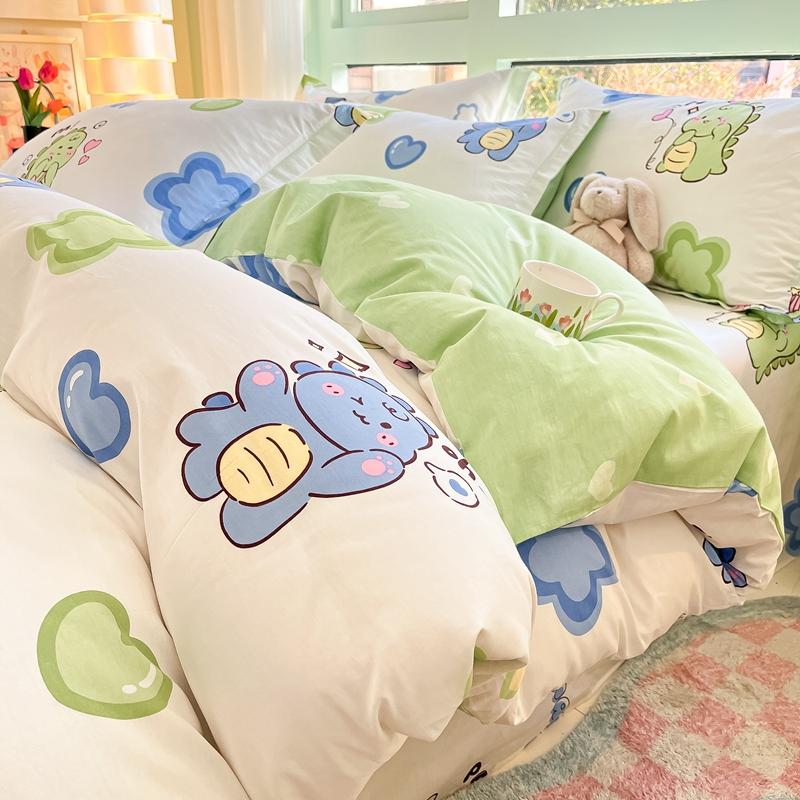 Skin-friendly Duvet Cover 100% Cotton Quilt Cover Single/Double/Queen/King Size Comforter Cover Dekbedovertrek (No Pillowcase)