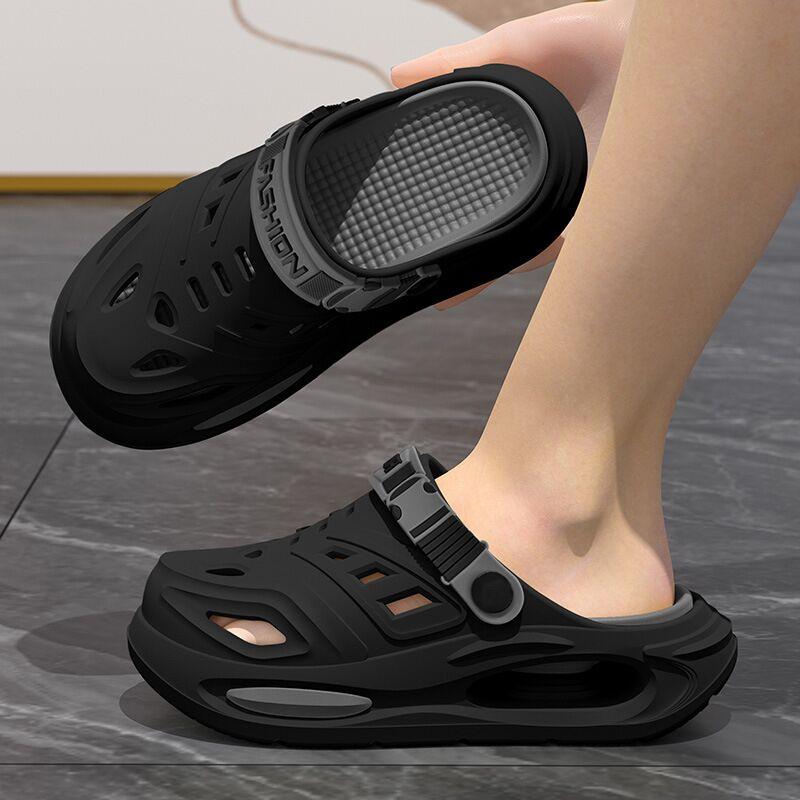 Pantofole Fresche Resistenti all'Usura Antiscivolo con Supporto per Arco Plantare Suola Morbida per Indossare Suola Spessa Traspiranti Anti Odore Scarpe Estive con Fori