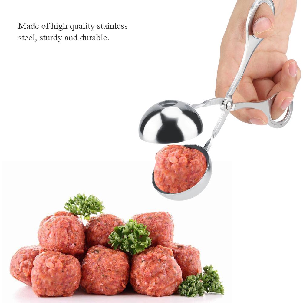 Stainless Steel NOn sticky Meatballs Rice Balls Clip Maker Kitchen Tool
