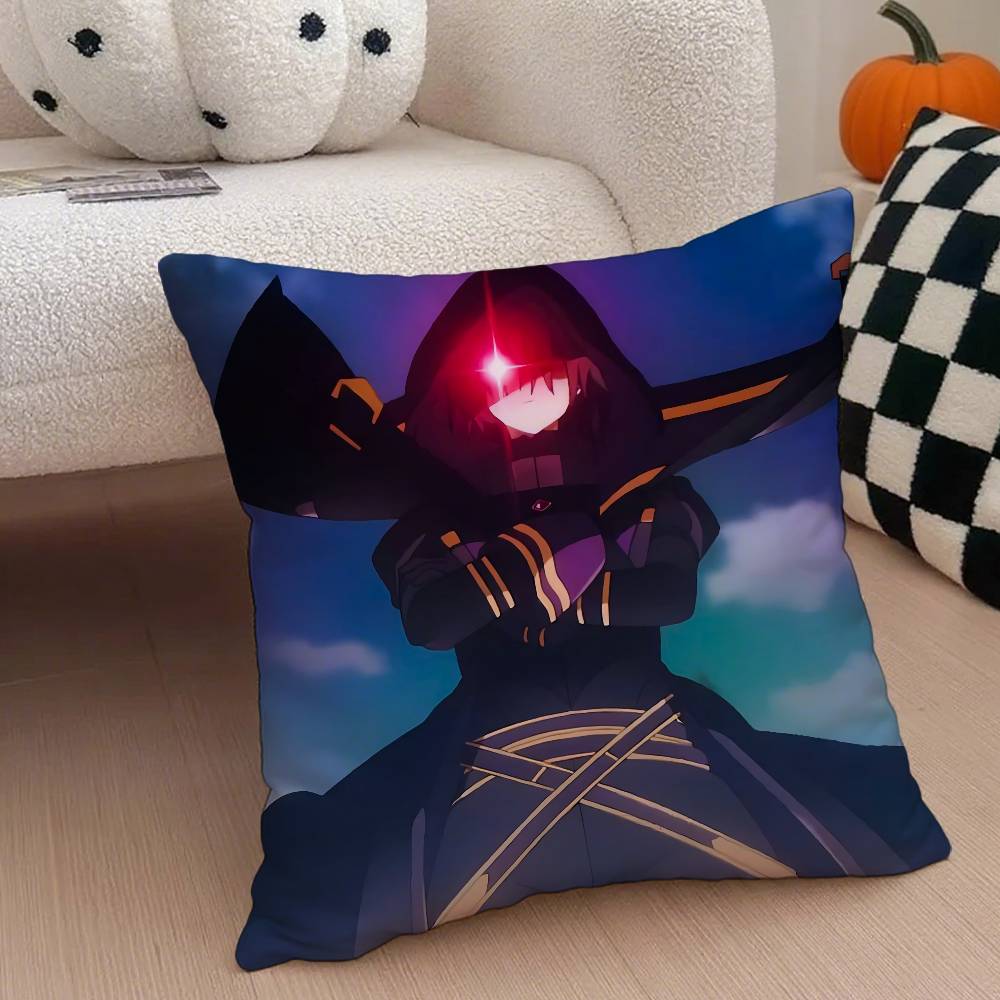 The Eminence In Shadow Anime Pillow Case Anti-dustmite Pillowcase Invisible Zipper Silky Short Plush Sofa Cushion Cover