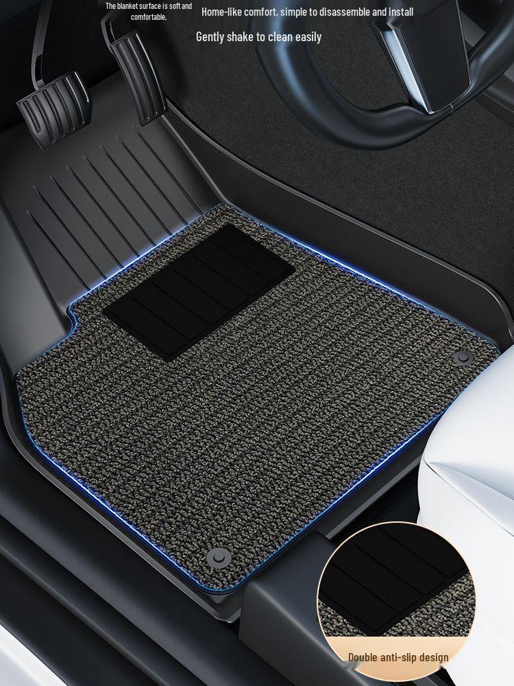 Tesla Model 3/Y TPE Trunk & Front Trunk Mats, Car Floor Mat Accessories
