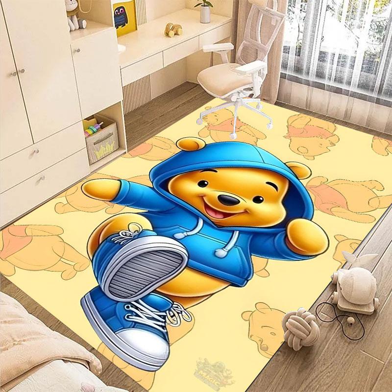 

Cute Winnie The Pooh Pattern Rug - Non-slip Kitchen Mat, Outdoor Rug, Home and Bedroom Decor, Yoga Mat, Birthday Gift. 60x90cm