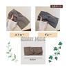 [Rodrry Meche] Simple Hair Band, Hair Turban, Soft, Stretchy, For Going Out, Face Washing, Bathing, Yoga, Travel, Women's Hair Clip (Gray Straw, Set