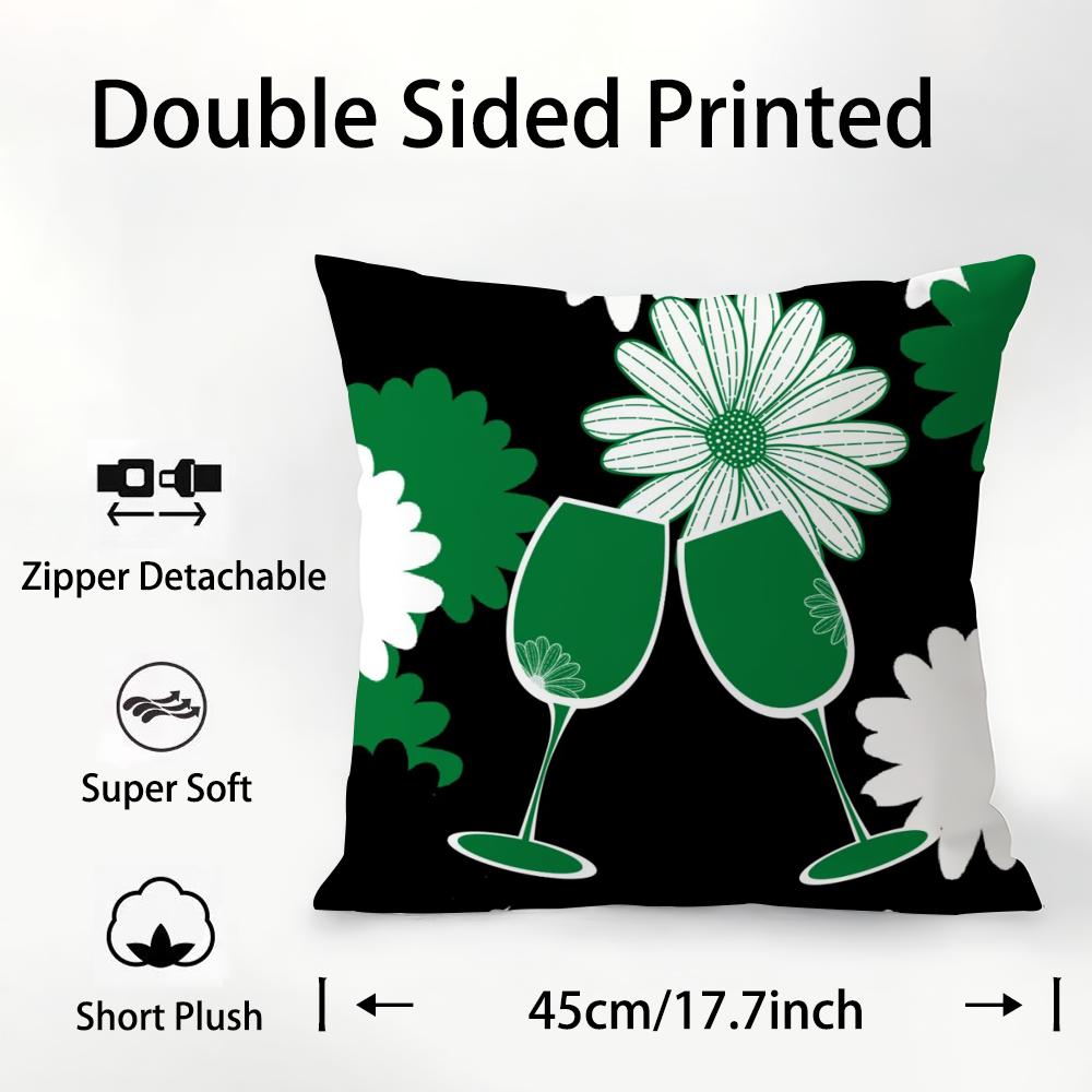Luxury M-Mius M-Mius Pillow Case Plush Fabric Soft Double Sided Print Sofa Cushion Cover Throw Pillow Covers