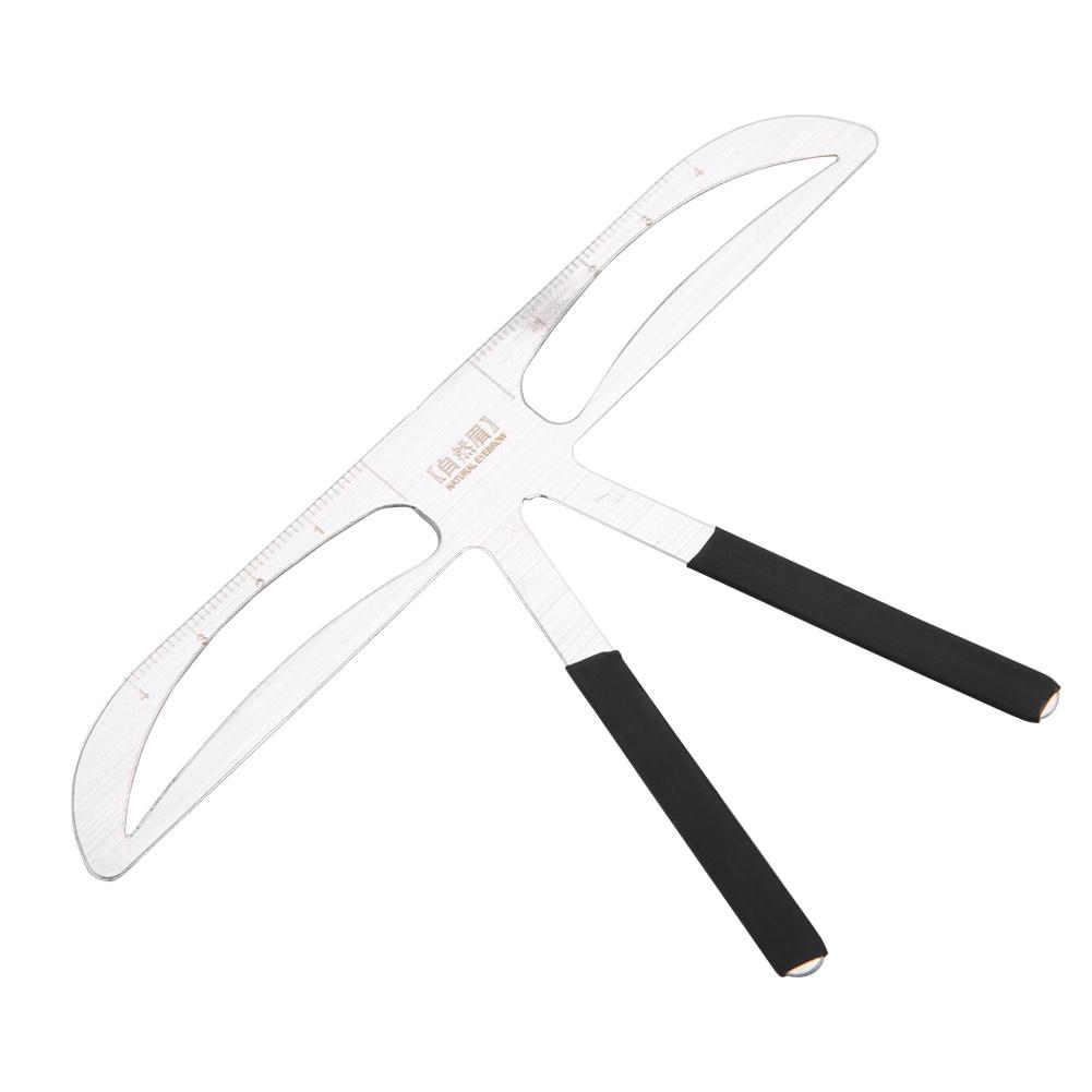 Tattoo Eyebrow Ruler Eyebrow Measure Balance Extension Ruler Shape Stencil 1#