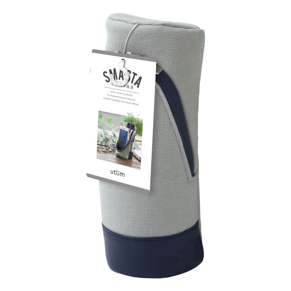 Sonic Pencil Standing Pencil Case, Sma-Sta, Eutrim, Case, Canvas, Gray, UT-4037-GL