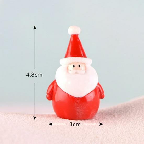 Ornements de Noël à faire soi-même: Mini Figurines & Décorations de Bureau - Poupées Père Noël & Bonhomme de Neige