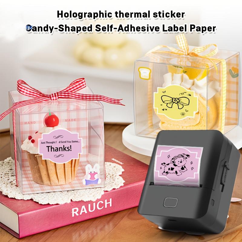 50Mm X 30Mm 8 Rolls/Set New Thermal Label Printer Sticker Self-Adhesive Color Laser Thermal Paper
