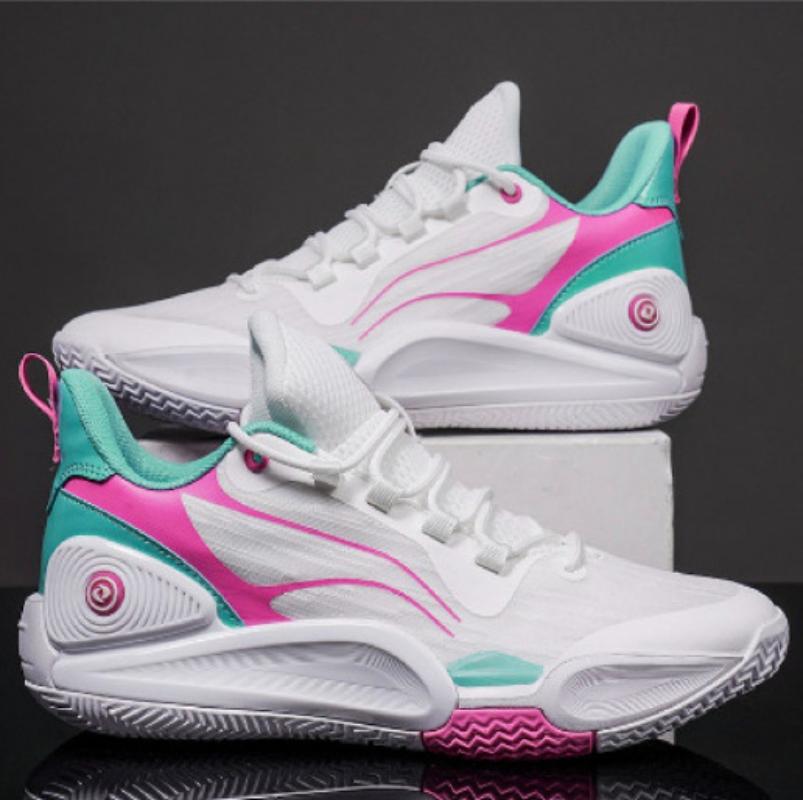 Mesh Couple Basketball Shoes for Men and Women Breathable Wear-resistant Non-slip Comfortable Casual Sports Shoes