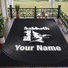 Custom Text Printed Rug Led Zeppelin Non Slip Floor Carpet For Home Room Decor