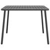 VidaXL Table de jardin anthracite 100x100x71 cm acier 362738