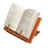 Support de lecture pliable en bois peu encombrant avec clip pour page, angles réglables, support pour manuel, partitions de musique, livre de cuisine