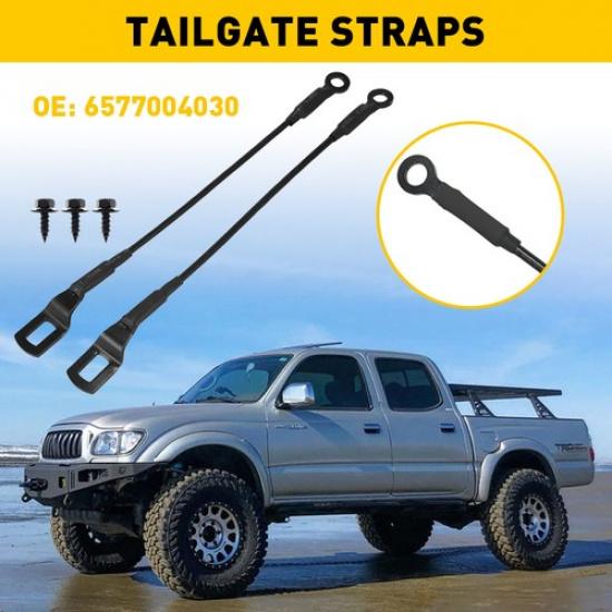 Пара (2) Комплект тросов-ремней для задней двери для Toyota Tacoma EXV 1995-2004