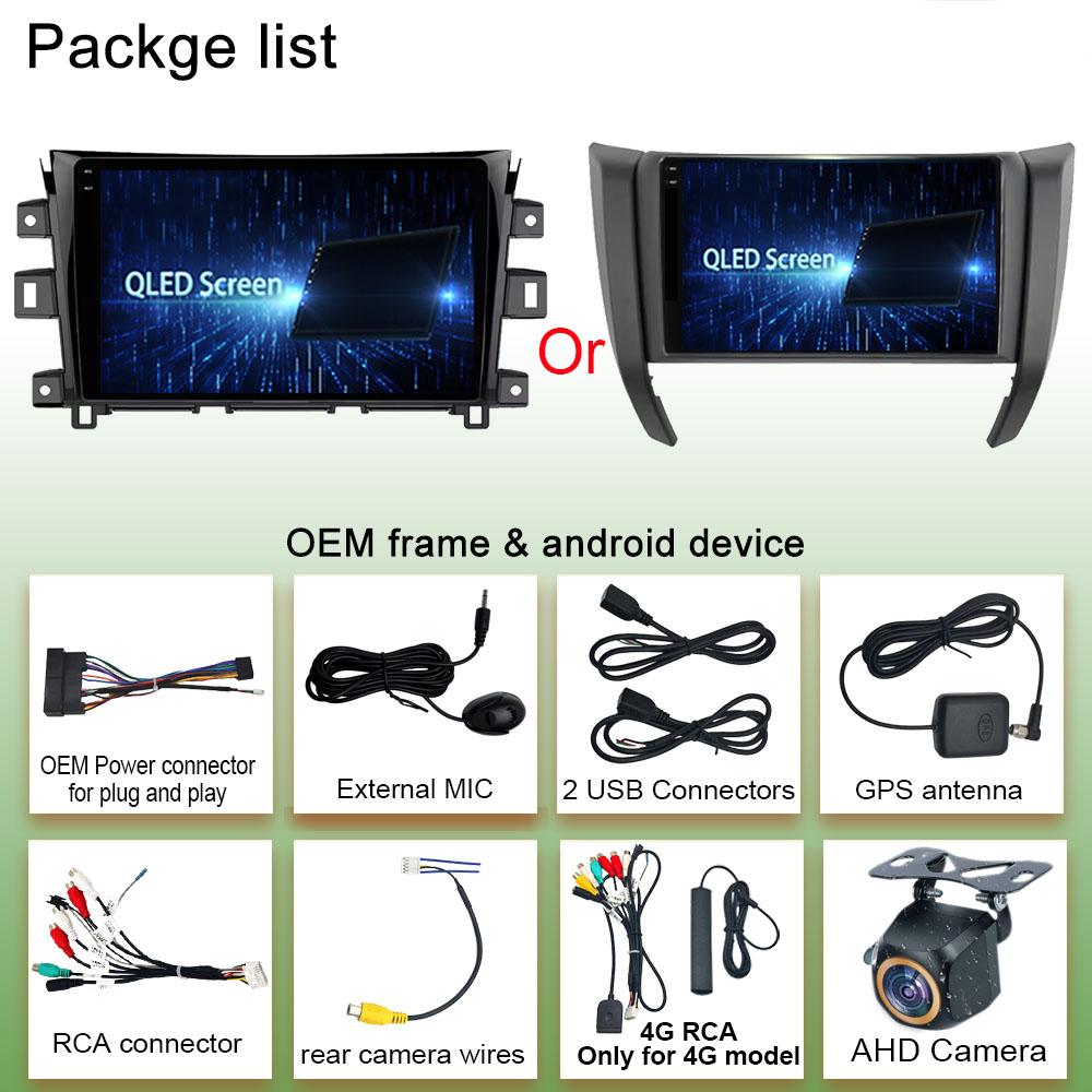 Android 14 For Nissan Navara Frontier NP 300 2011-2016 Car Radio Screen Carplay Multimedia Player Navigation No 2din DVD Stereo
