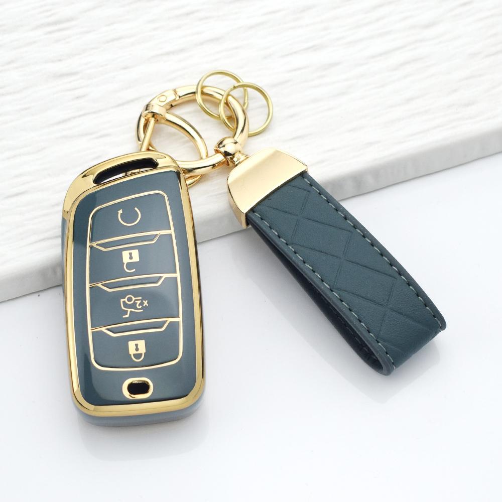 New TPU Car Key Case for Changan CS35 Plus CS85 CS85 Coupe CS25 CS95 Anti-Scratch Key Fob Protector Cover Keychain Accessories