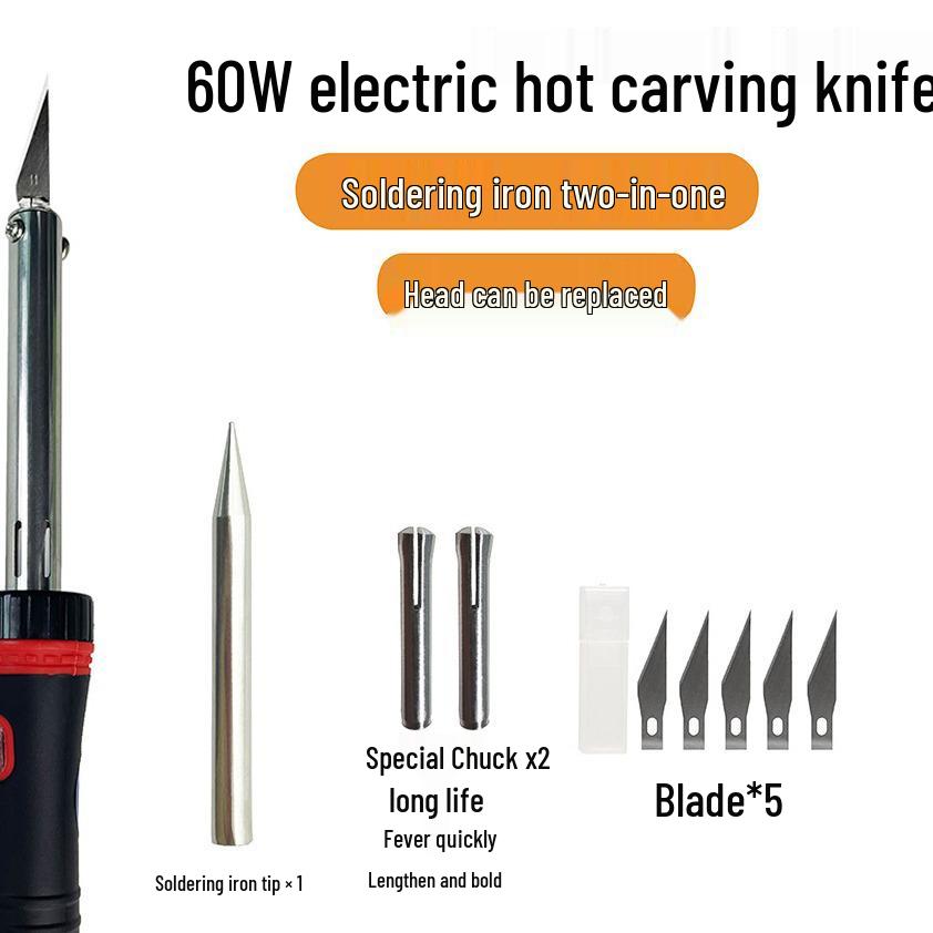 Electric Soldering Iron & Engraving Knife Tool for Gardening and Household Use