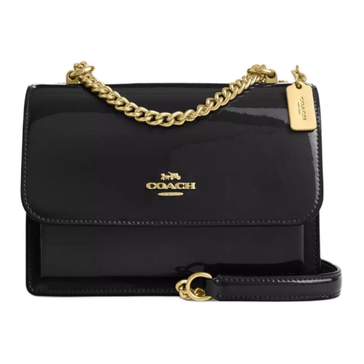 

Coach Klare 18 Logo Flap Crossbody Bag Women Shoulder Bag Black CV425-IMBLK Basic Set (Bag+Dust Bag)