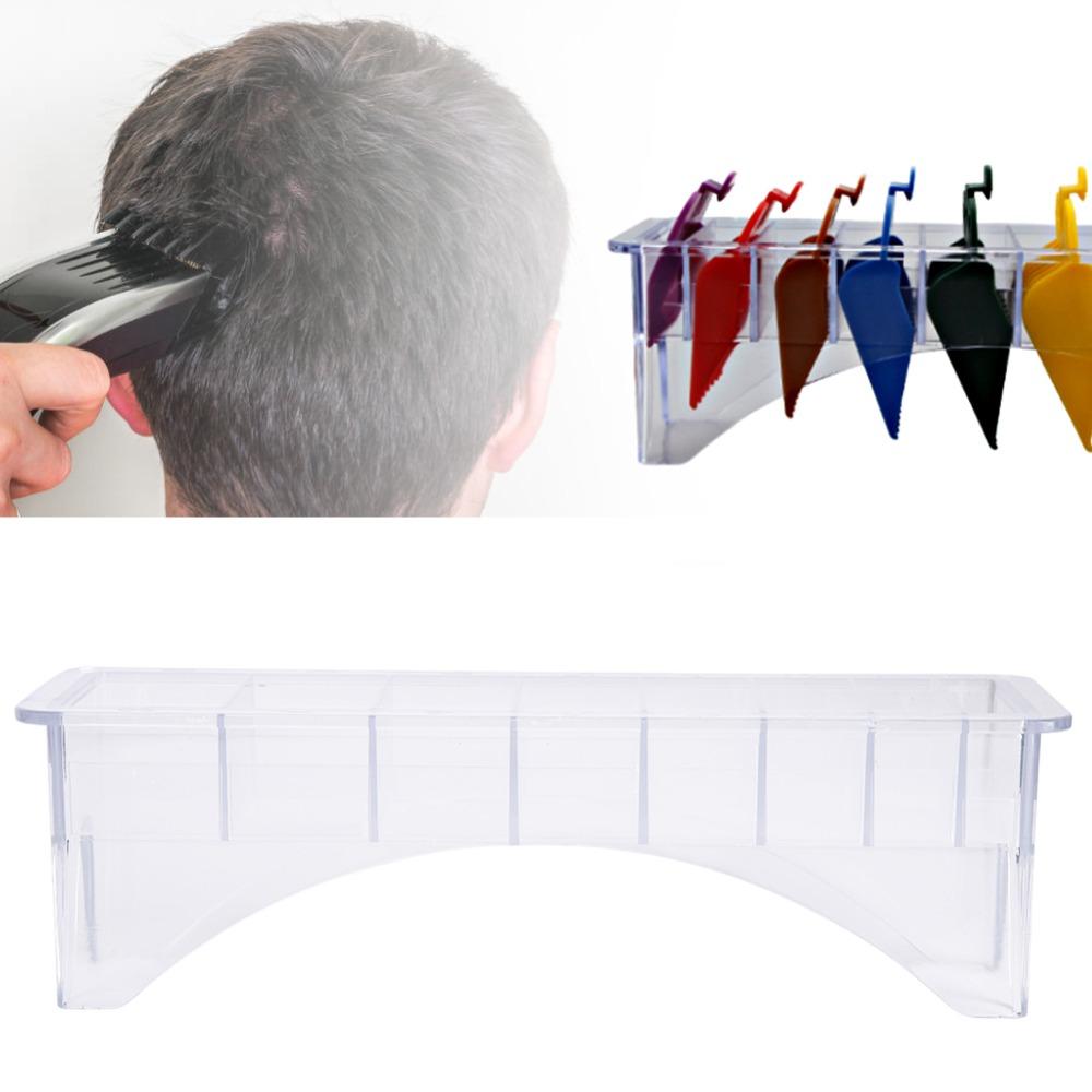 10 Slots Clipper Guard Holder Plastic Case Limit Comb Organizer Caliper Organizer For Salon