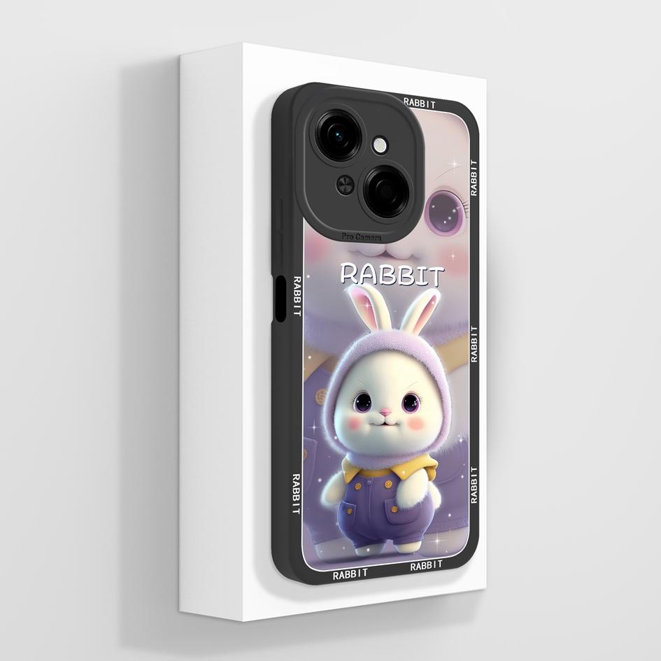 

Для Tecno Pova 4 5 6 Pro Neo 3 Pop 8 9 чехол для телефона жидкий силикон модный маленький медведь милый пухлый кот мягкая защита камеры телефон сумки для Tecno Capa Tecno Pova 5 Pro