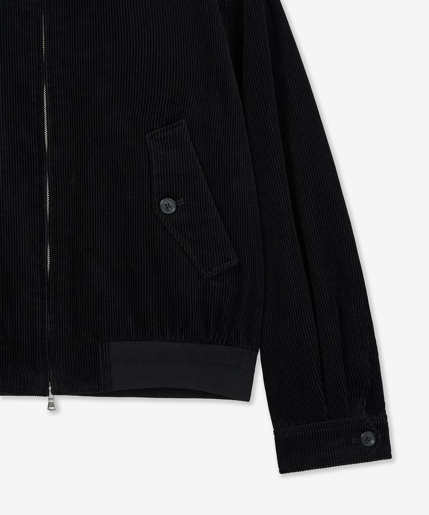 Tngt Corduroy Harrington Jumper (Black) Tnju6E101Bk