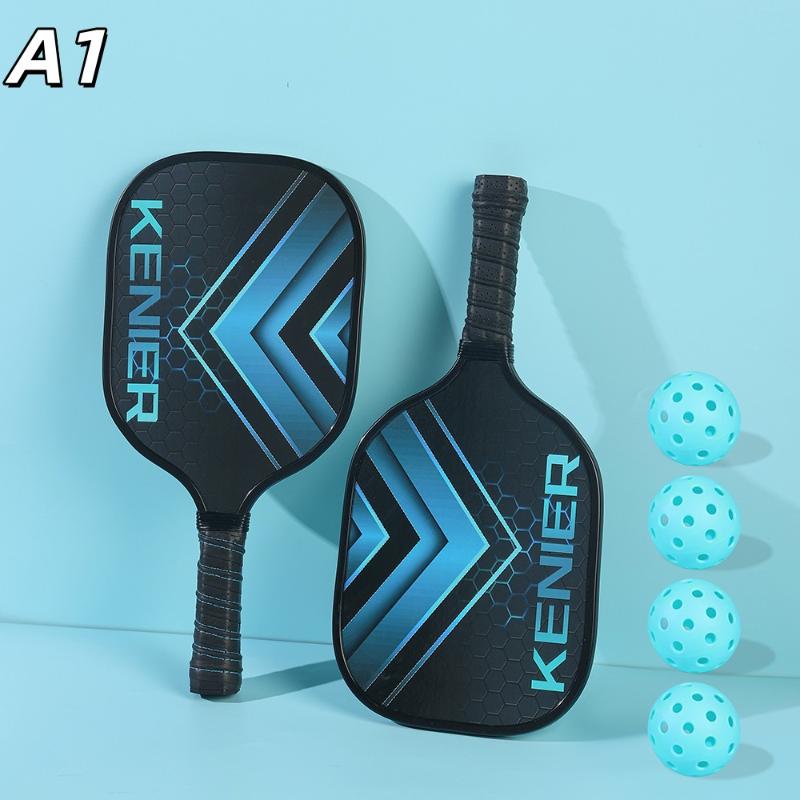 Professional Pickleball Set 2-Player Wood Paddle Racquets 4 Ball Pickleball Rackets Ball Sets Portable Bag