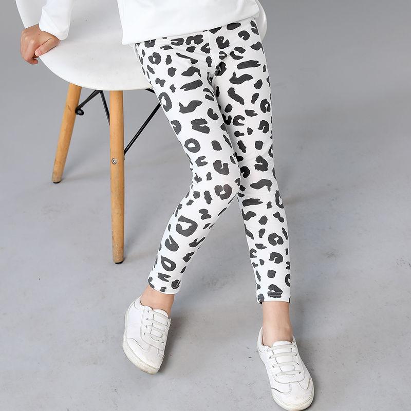 Girls' Leggings Summer Thin Modal Pants Children's Cropped Pants Breathable Mosquito Proof Pants for Outer Wear