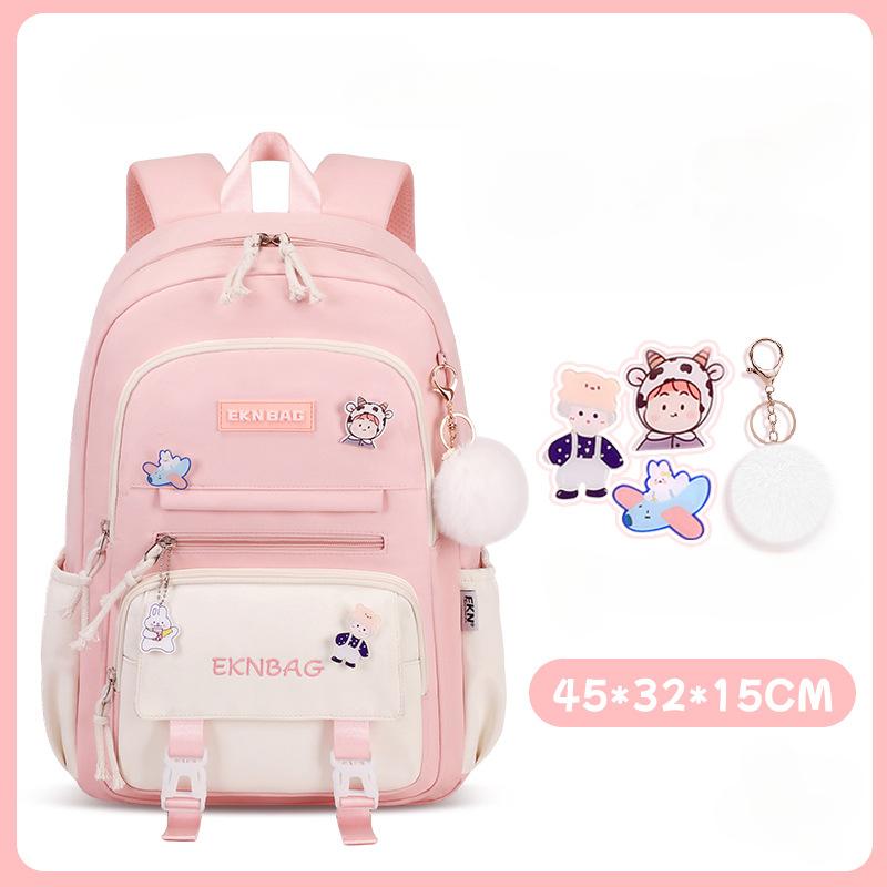 School Backpack for Girls Primary School Grade 3-6 Students Bookbag Children Kawaii Backpacks for 8-12 Years Girl Back Pack