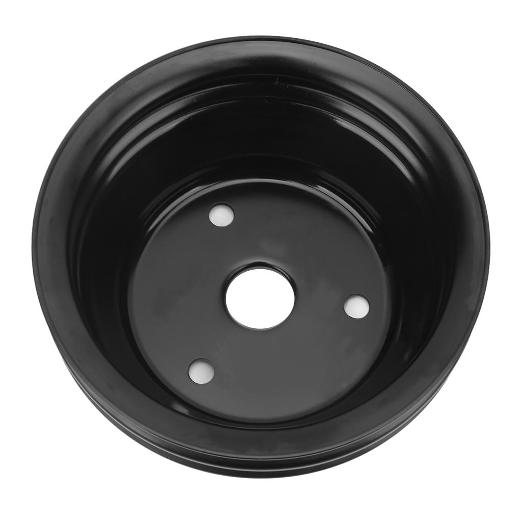 Crankshaft Pulley Double Groove V Belt Pulley Sheave Replacement for SMALL BLOCK V8 Engine Long Water Pump