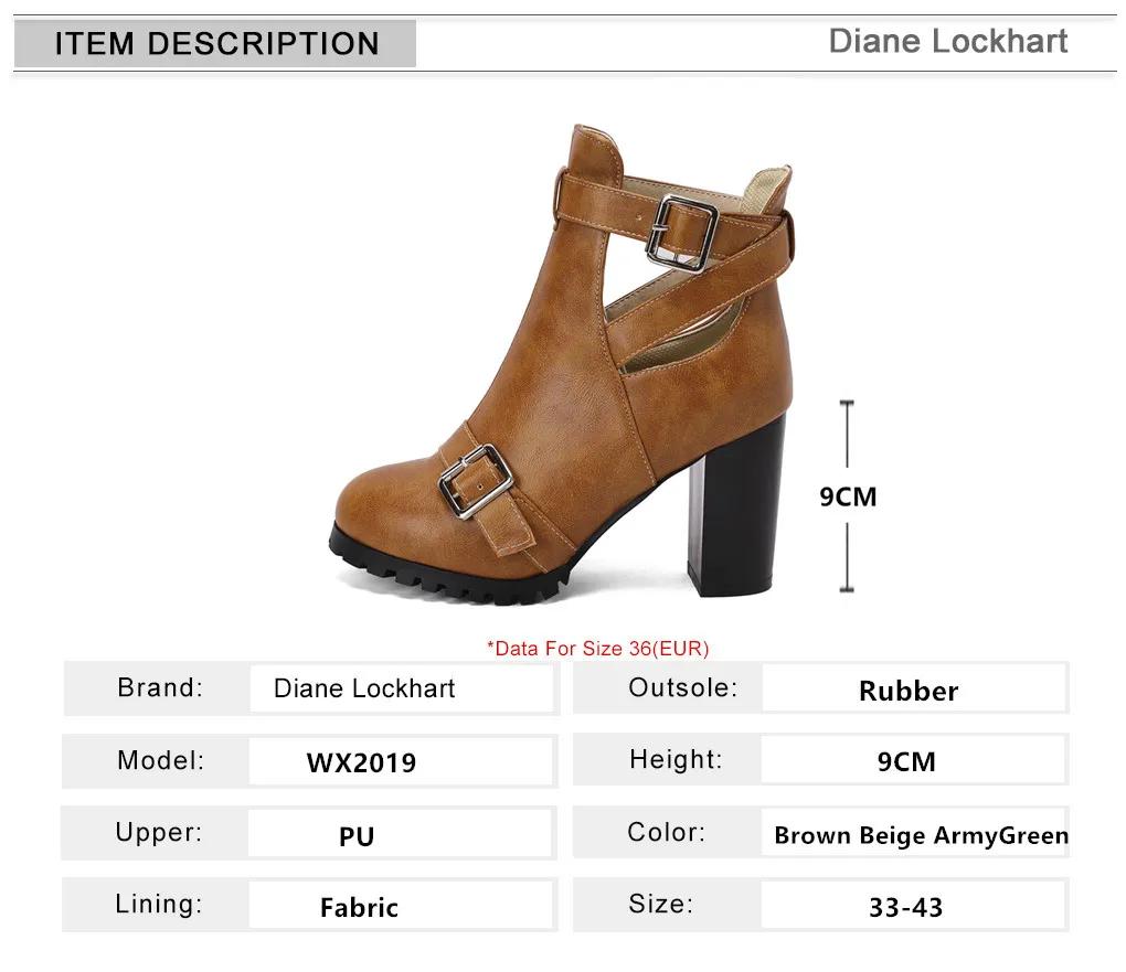 Fashion Women Chelsea Boots 2025 Spring Autumn Shoes Lady Fashion Platform Buckle Hollow Motorcycle Booties Female Thick Heel Pumps