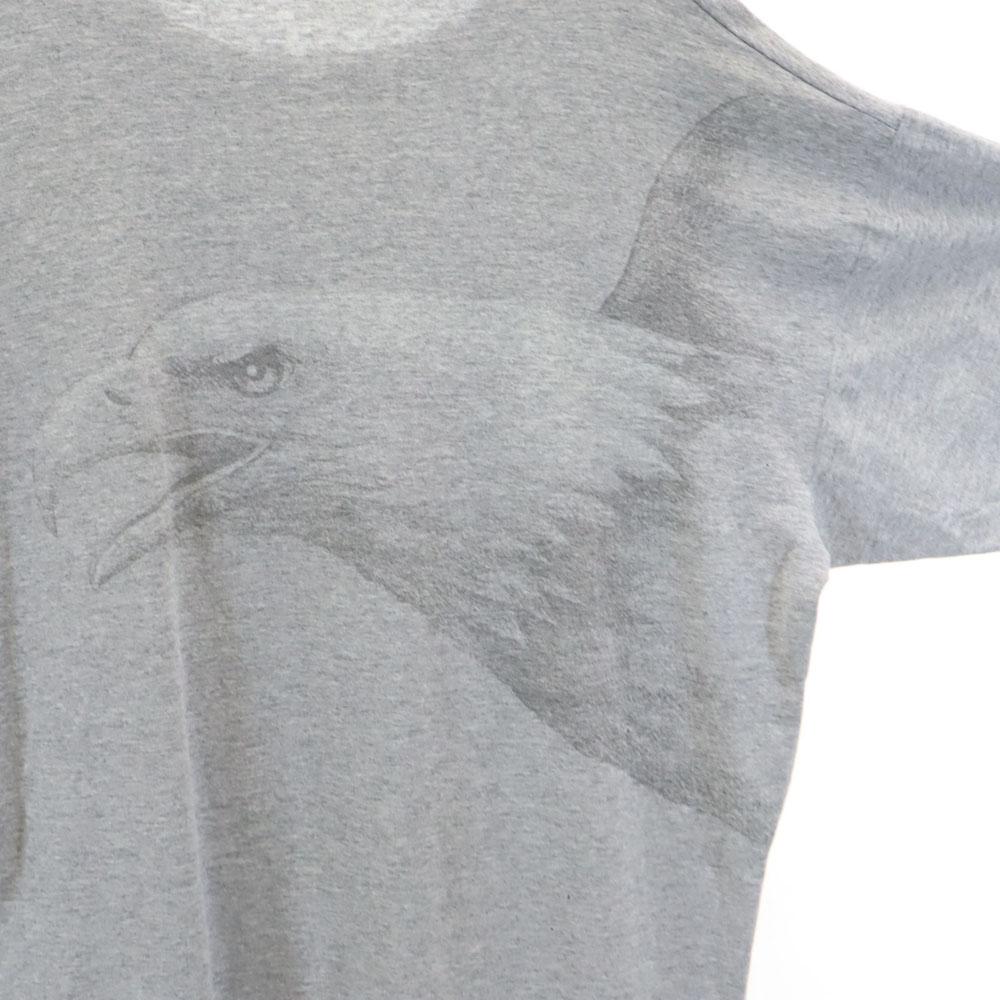 OLD 90s Double-sided Printing Short Sleeve T-shirt Gray Men's Used