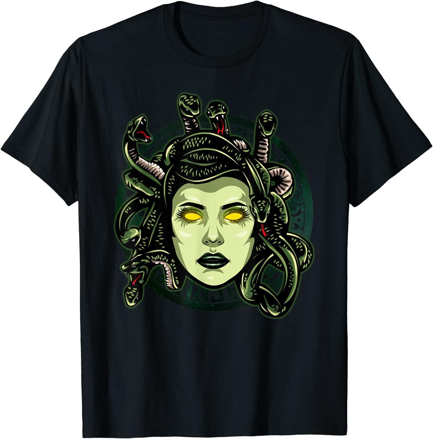 Medusa Ancient Greek Mythology Gods and Monsters T-Shirt Size S-5XL S