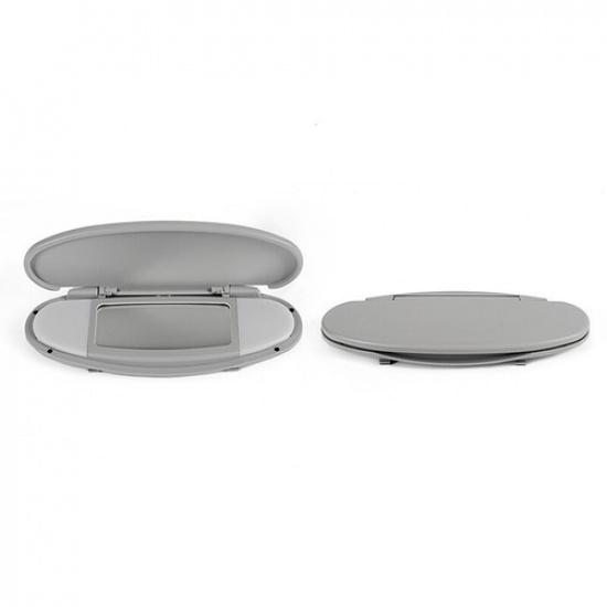 2X Gray Replace Fits BMW Mini Cooper R55-R61 07-14 Sun Visor Vanity Mirror Cover