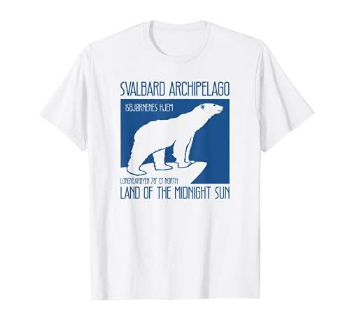 Svalbard Polar Bear | Longyearbyen, Norway Arctic Lights T-Shirt