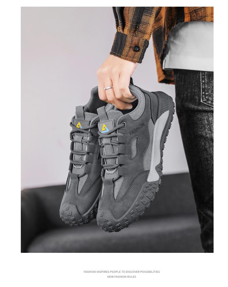 2025 Men's Spring Lightweight Non-Slip Work Shoes - Wear-Resistant Soft Sole