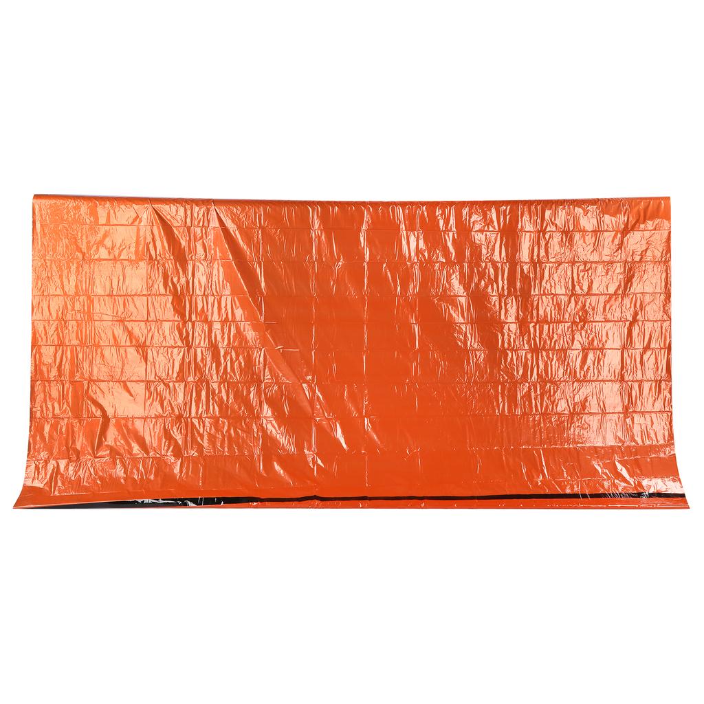 Outdoor Camping Tragbares Notzelt Schlafsack Warmhalten Wasserdicht Orange